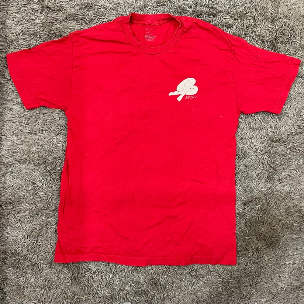 Becky Factory Red T shirt